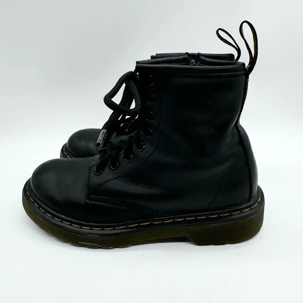 Dr. Martens1460 Kids‎ Smooth Leather Lace Up Boots Black Size 13 Grunge 90s